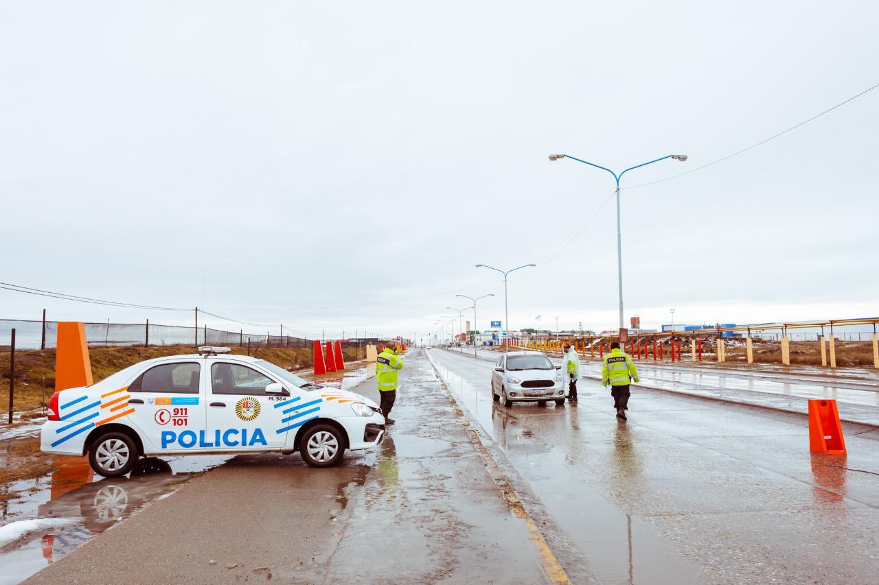 Control policial Río Grande