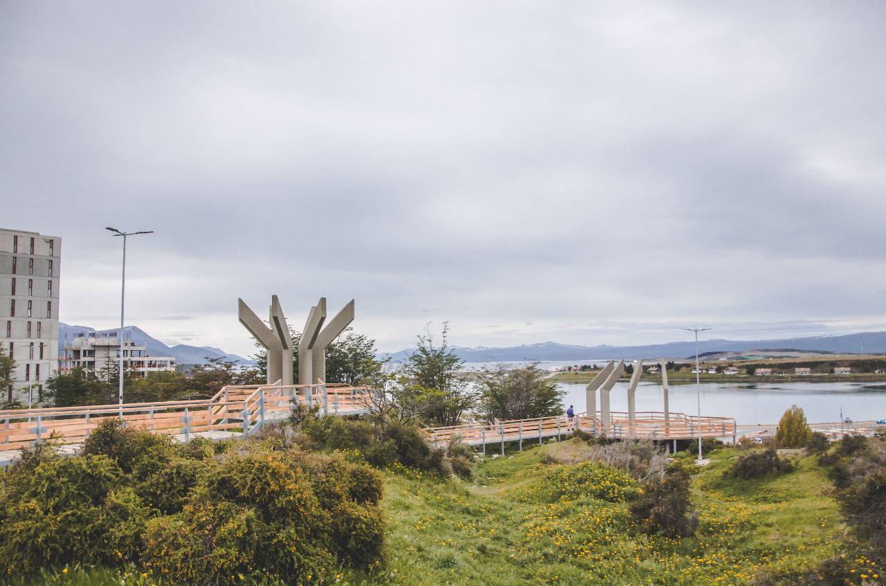 Paseo del Centenario nublado