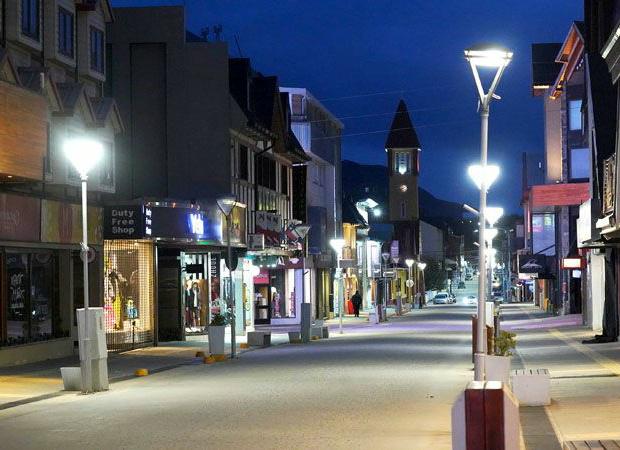 Centro Ushuaia noche