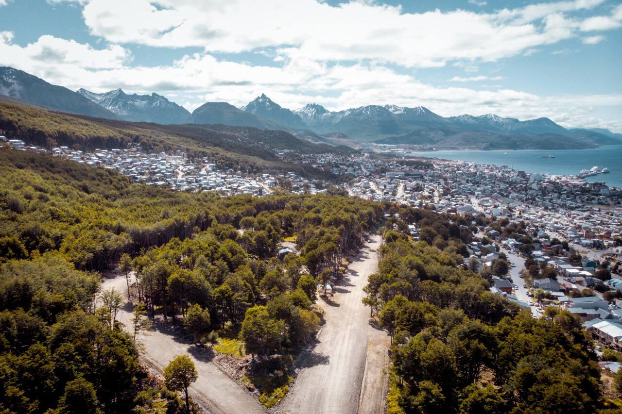 Ushuaia paisaje barrios altos