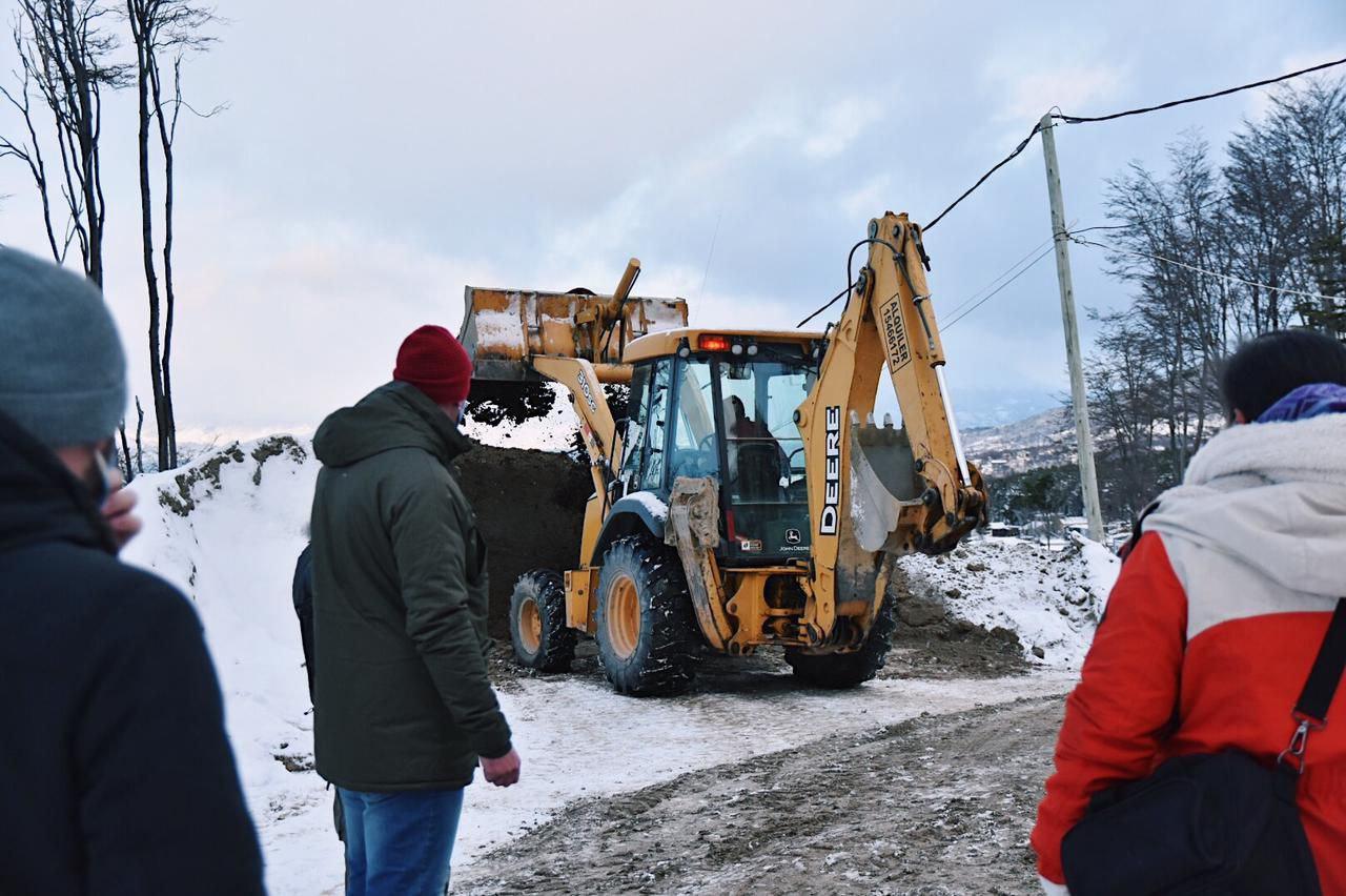 Camión tierra nieve Ushuaia 