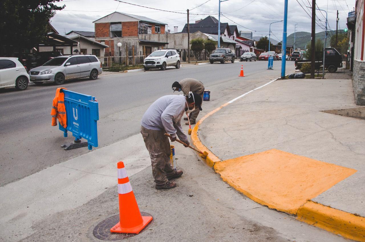 Pintado de calle Ushuaia