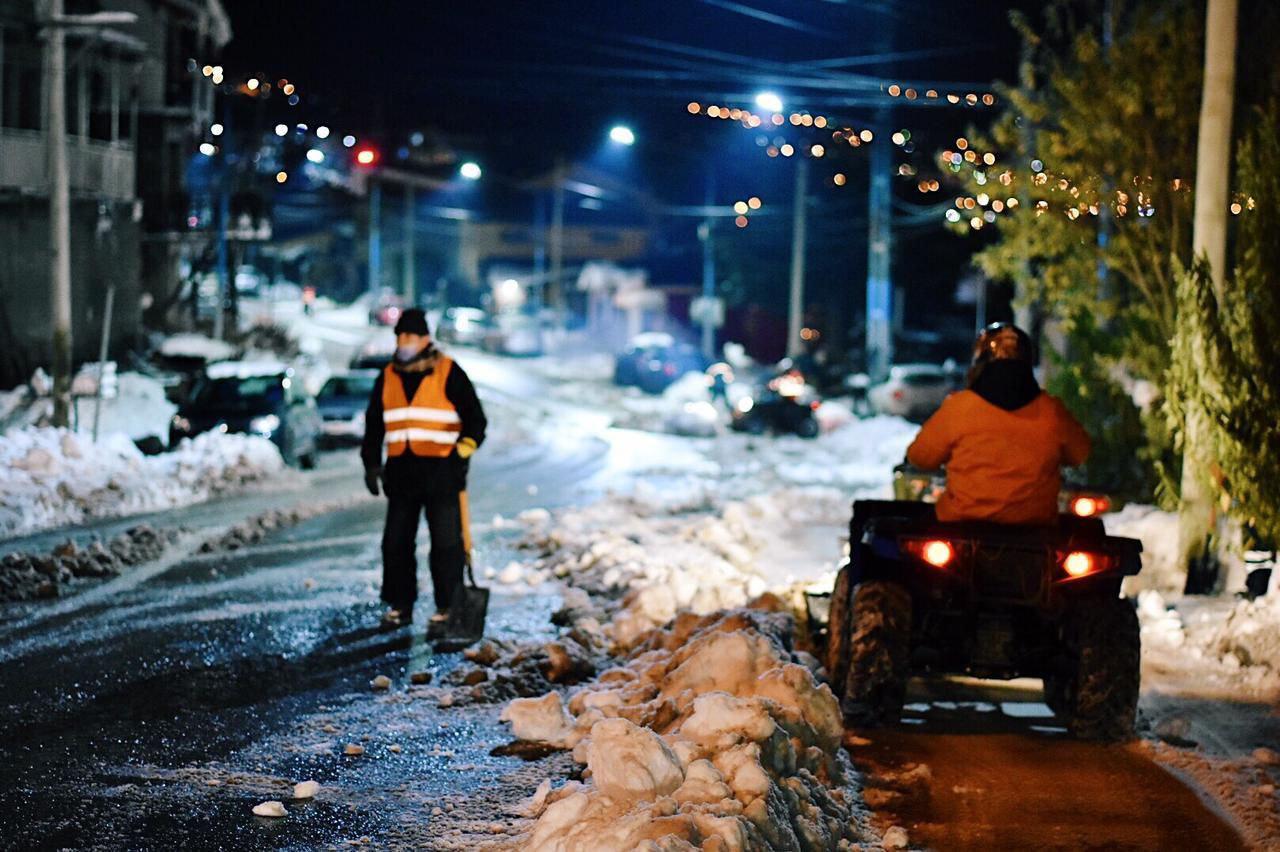 Limpieza nieve cuatriciclo Ushuaia 