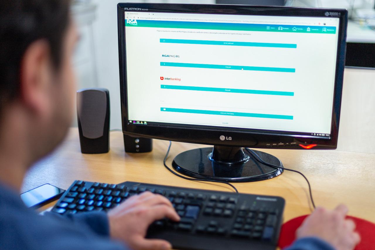 Botón de pago online