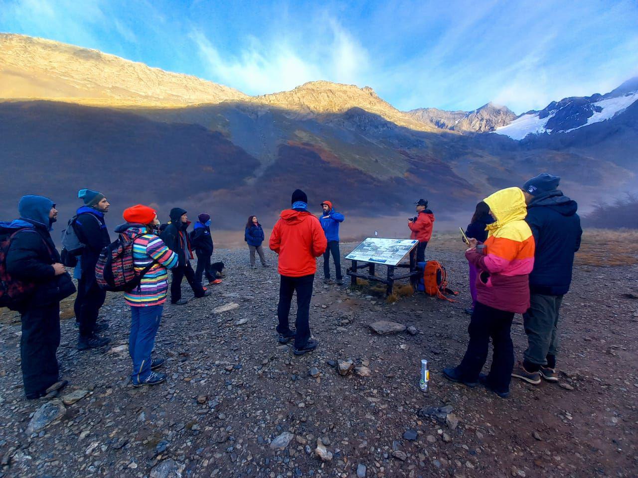 Montaña caminata