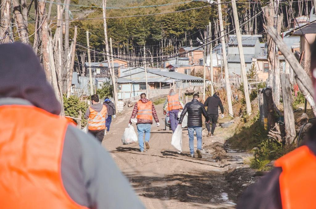Muni Ushuaia el escondido limpieza