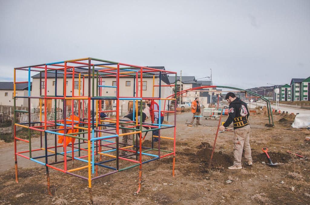 Puesta en valor plazas Ushuaia