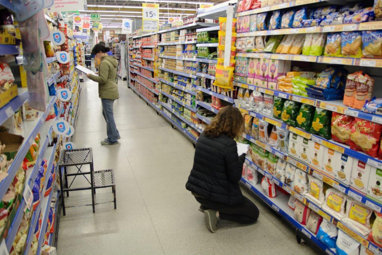 Supermercados góndolas
