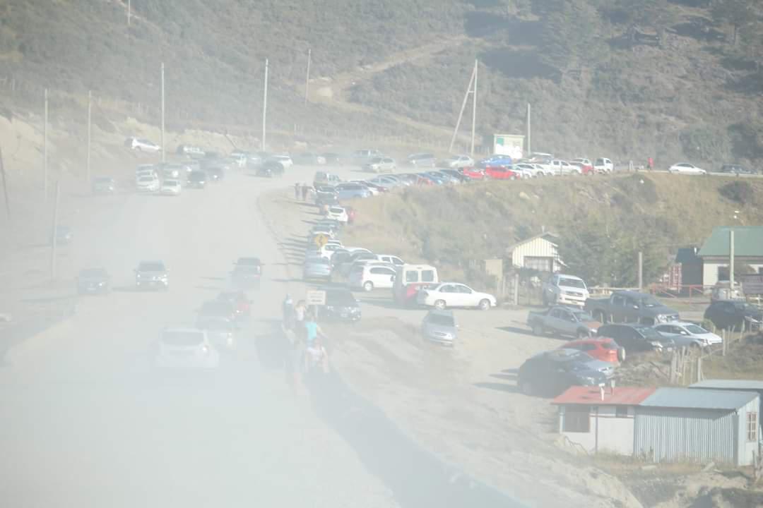 Polvareda playa larga 